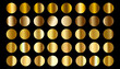 © RM Graphics - gold color metal palette swatches palette set design