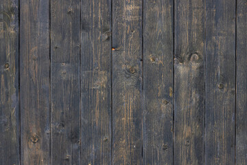 Poster - black wooden wall