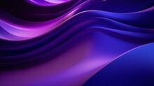 An Abstract Art With Vibrant Blue And Purple Wavy Lines On A Background