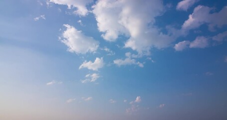 Wall Mural - blue sky cloud time lapse