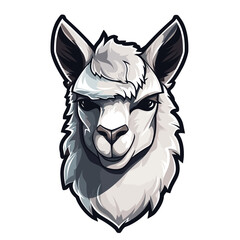 Wall Mural - Esport vector logo alpaca, alpaca icon, alpaca head, vector, llama