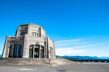 Sticker - The Vista House Atop View the Columbia River Gorge, OR