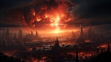 Armageddon Unveiled Digital Art Illustration
