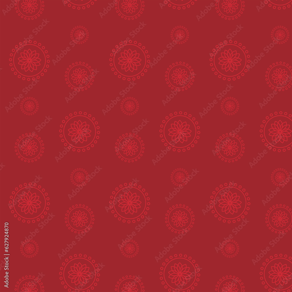 Digital png illustration of red floral pattern on transparent ...