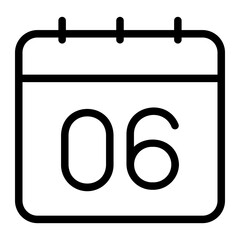 calendar line icon