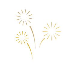 Wall Mural - star sparkle firework- new year Christmas and birthday celebration