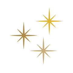 Wall Mural - star sparkle firework- new year Christmas and birthday celebration