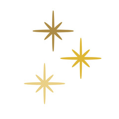Wall Mural - star sparkle firework- new year Christmas and birthday celebration