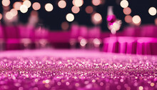 Barbie Pink Gala Night With Pink Carpet And Bokeh Lights