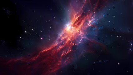 Wall Mural - Beautiful nebula in space - stars - galaxy - cosmos - Concept Art