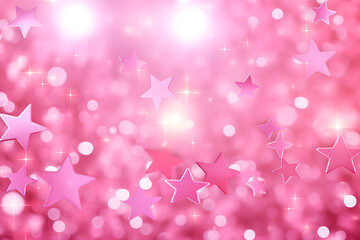 Wall Mural - abstract shiny pink background, ai generated