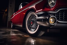 Restored Classic Car Wheels And Tires