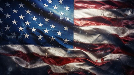 USA flag background