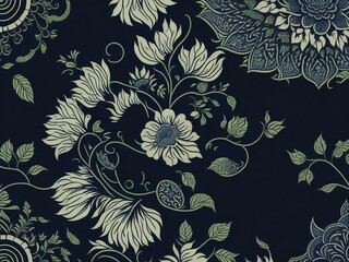  seamless pattern with flowers