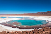 Transparent Water At One Of Baltinache Hidden Lagoons In Atacama Desert