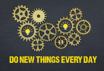 Sticker - Do New Things Every Day	