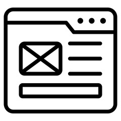 Wireframing Icon illustration