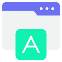 Web Typography Icon