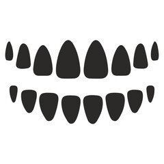  Tooth dentist icon symbol image vector. Illustration of the dental medicine symbol design graphic image