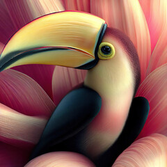 the toco toucan's beak is perfectly designed for savoring juicy tropical fruits