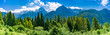 canvas print picture - Dolomiten - autonome Provinz Trient Panorama
