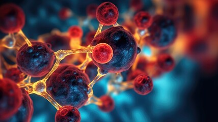 Wall Mural - the branch of chemistry that focuses on the application of physics principles to chemical systems an