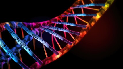 Wall Mural - the study of genes, heredity, and the variation of traits in living organisms