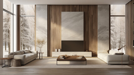 Wall Mural - Decoração do Interiores - Asymmetrical Background