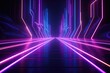 © Maestro - Neon tunnel with dark background