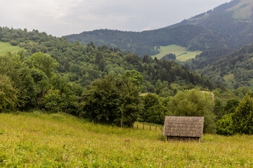 Wall Mural - Mountains near Vlkolinec village in Nizke Tatry mountains, Slovakia