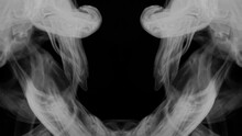 Vertical Video Smoke Kaleidoscope Slow Motion Loop