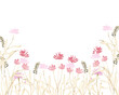© Choirun Nisa - Wild Abstract Watercolor Flower Background