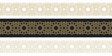Seamless Strokes Pattern In Authentic Arabian Style.