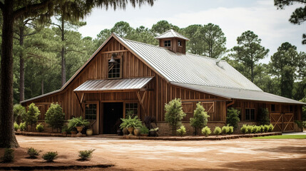 Canvas Print - This Is One Of The Best Barns Ever That Can Be Purch