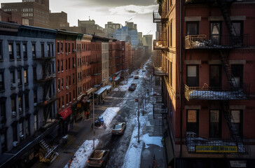 Canvas Print - Views in Manhattan, New York City