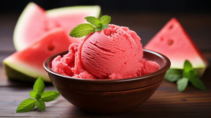 Poster - strawberry ice cream