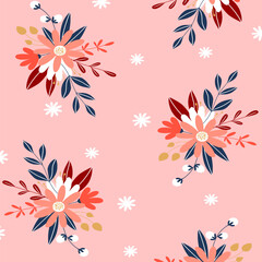 floral abstract pattern suitable for textile and printing needs