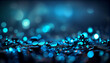 © TrendyImages - Blue bokeh glitter wallpaper background design, Ai generated image