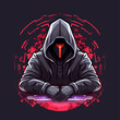 © Stitch - Esport vector logo hacker, hacker icon, hacker head, vector, sticker
