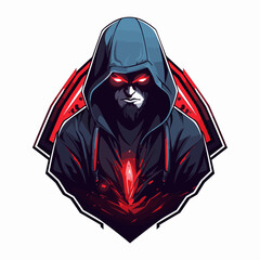 Esport vector logo hacker, hacker icon, hacker head, vector, sticker