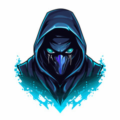 Esport vector logo hacker, hacker icon, hacker head, vector, sticker