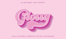  Groovy Glossy Bubble Editable Typography Text Effect