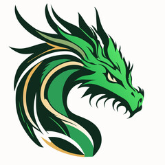 mascot of green dragon