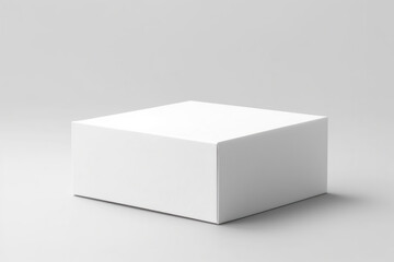 Sleek White Package Mockup