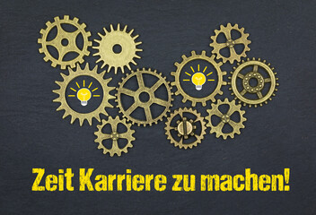 Sticker - Zeit Karriere zu machen!	