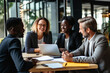 © Denis Yevtekhov - A diverse group of professionals collaborating in a business meeting, embracing different perspectives Generative AI