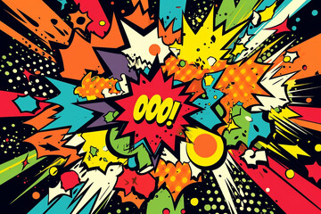 Poster - Retro Pop Art Explosion