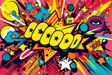 Poster - Retro Pop Art Explosion