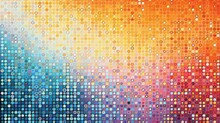 AI Generated Illustration Of A Vibrant And Abstract Background Featuring An Array Of Polka Dots