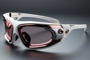 premium high tech futuristic sunglass